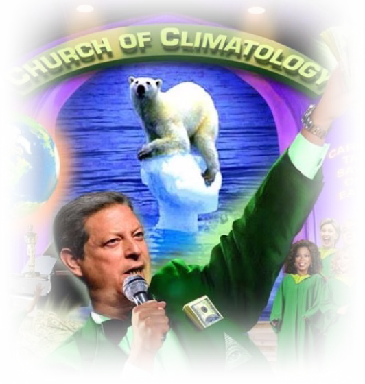 Church of Climatology collage featuring David Dees