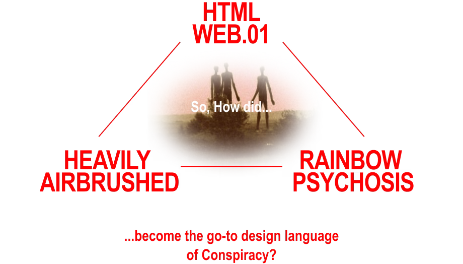 HTML Web 01 diagram showing heavily airbrushed rainbow psychosis